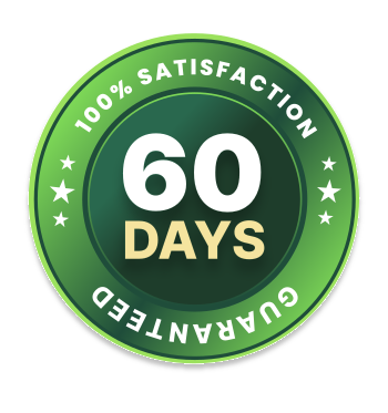 Mojatide 60 day money back guarantee badge official supplement